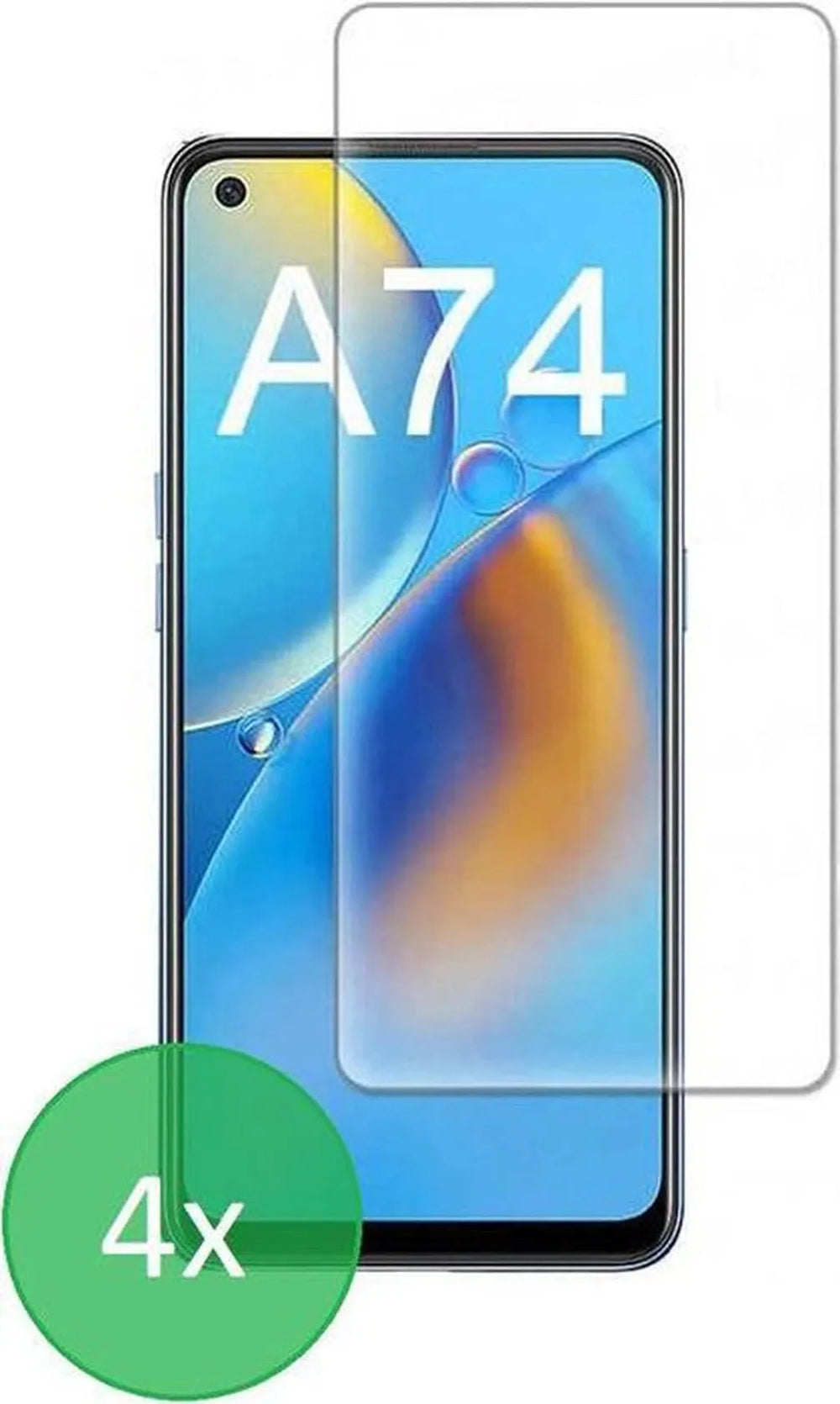 Oppo A74 4G Screenprotector Gehard 9H – Anti-kras – 4-Pack-Ilumina Benelux