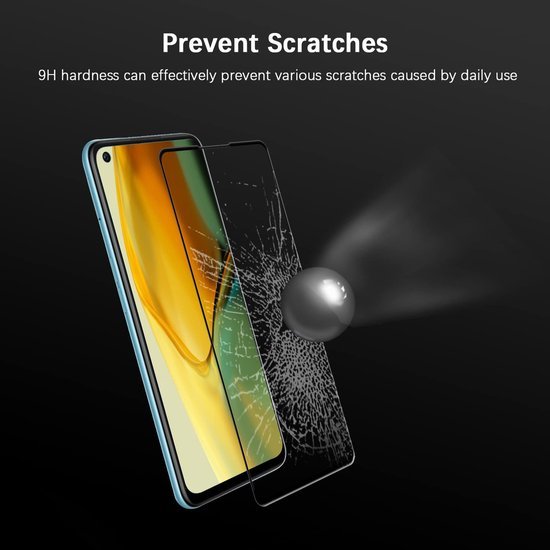 Oppo A76 Screenprotector Full Cover Screenprotector Gehard 9H – 1-Pack-Ilumina Benelux