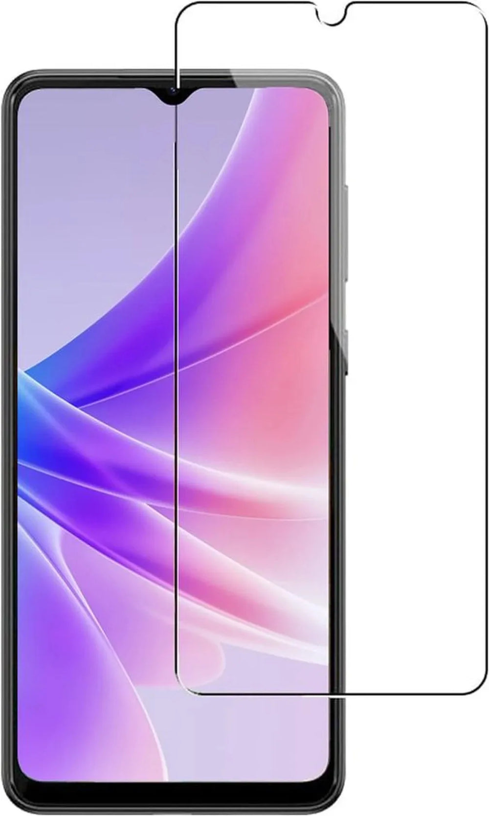 Oppo A77 5G & Oppo A57/A57s 5G Screenprotector Gehard 9H – Anti-kras – 1-Pack-Ilumina Benelux