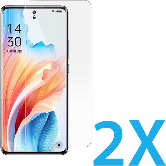 Oppo A79 5G / A98 5G Screenprotector Gehard 9H – Anti-kras – 2-Pack-Ilumina Benelux