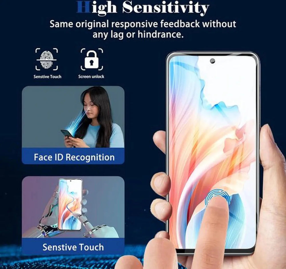 Oppo A79 5G / A98 5G Screenprotector Gehard 9H – Anti-kras – 5-Pack-Ilumina Benelux