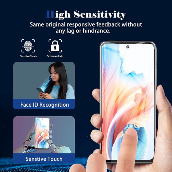 Oppo A79 Screenprotector Gehard 9H – Anti-kras – Tempered Glas – 1-Pack-Ilumina Benelux