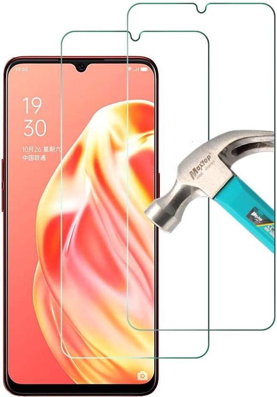 Oppo A91 Screenprotector Gehard 9H – Anti-kras – 2-Pack-Ilumina Benelux