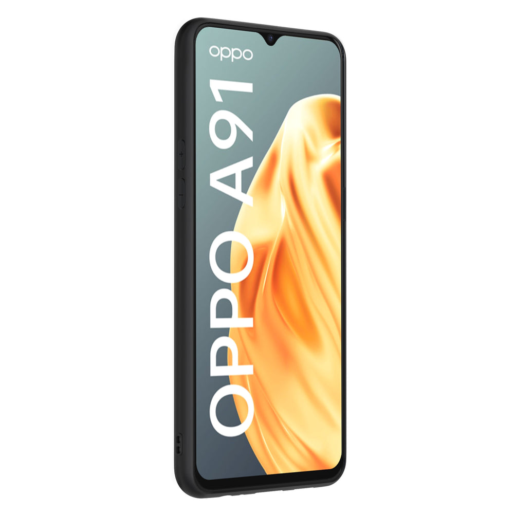 Oppo A91 TPU Backcover - Zwart-Hoesjes-Ilumina Benelux