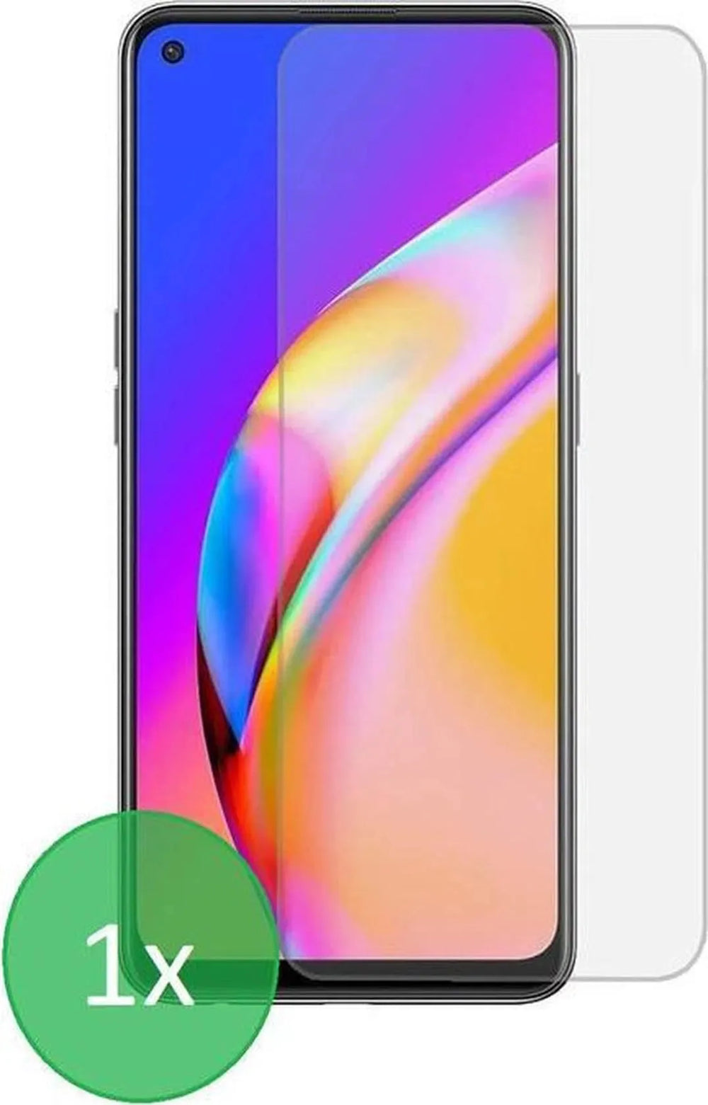Oppo A94 4G/5G & Reno5 Lite Screenprotector Gehard 9H – Anti-kras – Tempered Glas – 1-Pack-Ilumina Benelux