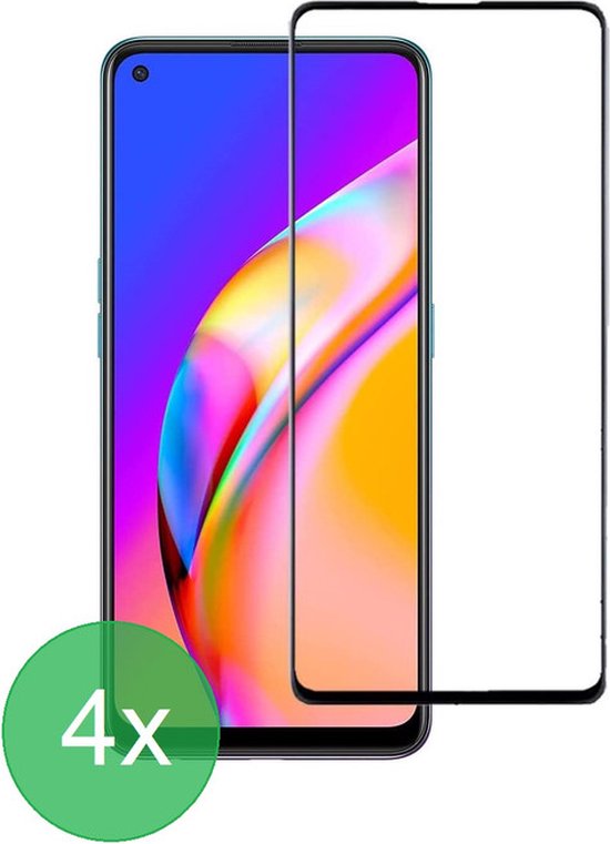 Oppo A94 4G/5G Screenprotector Full Cover Screenprotector Gehard 9H – 4-Pack-Ilumina Benelux