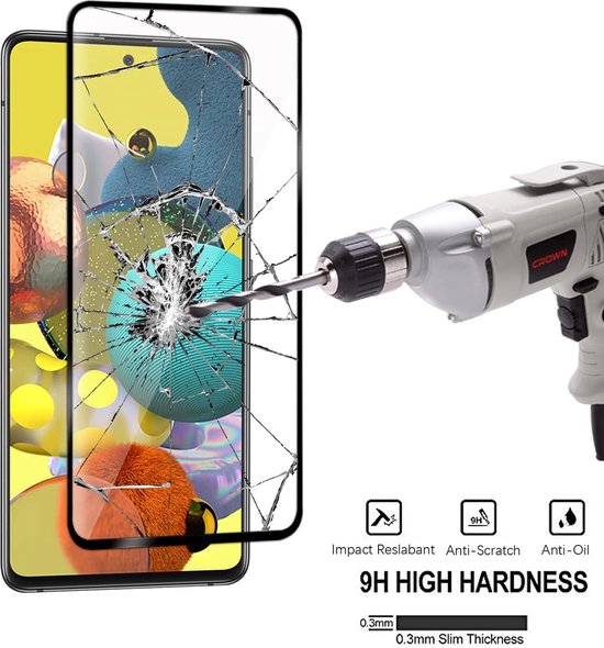 Oppo A94 5G Screenprotector Full Cover Screenprotector Gehard 9H – 2-Pack-Ilumina Benelux