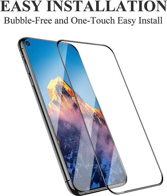Oppo A94 5G Screenprotector Full Cover Screenprotector Gehard 9H – 2-Pack-Ilumina Benelux