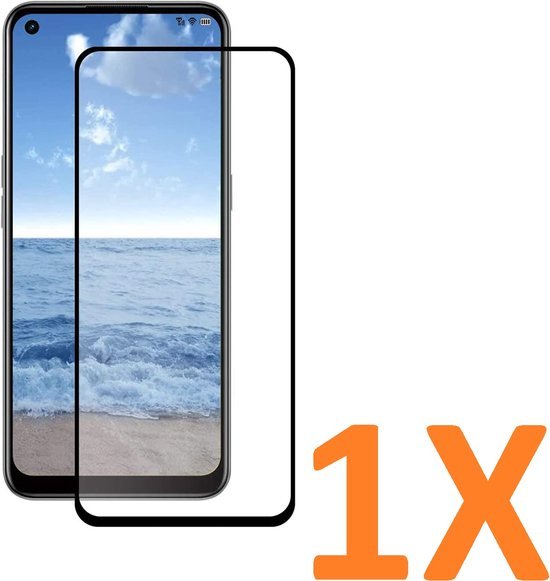 Oppo A94 5G Screenprotector Gehard 9H Screenprotector Full Cover – Tempered Glas (1-Pack)-Ilumina Benelux