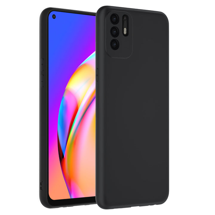 Oppo A94 5G TPU Backcover - Zwart-Hoesjes-Ilumina Benelux