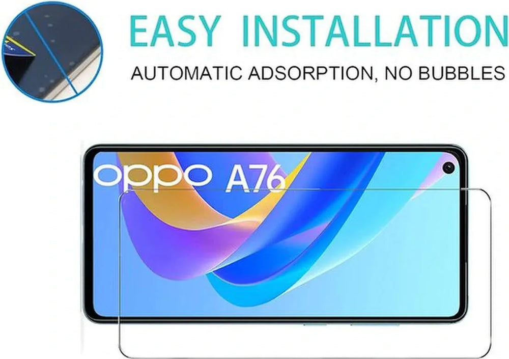 Oppo A96/A76/A36 Screenprotector Gehard 9H – Anti-kras – 1-Pack-Ilumina Benelux