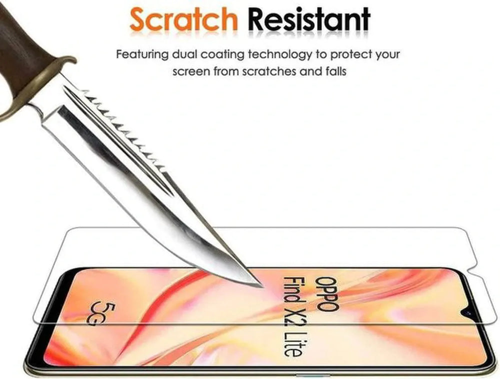 Oppo Find X2 Lite Screenprotector Gehard 9H – Anti-kras – 2-Pack-Ilumina Benelux