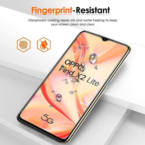 Oppo Find X2 Lite Screenprotector Gehard 9H – Anti-kras – 2-Pack-Ilumina Benelux