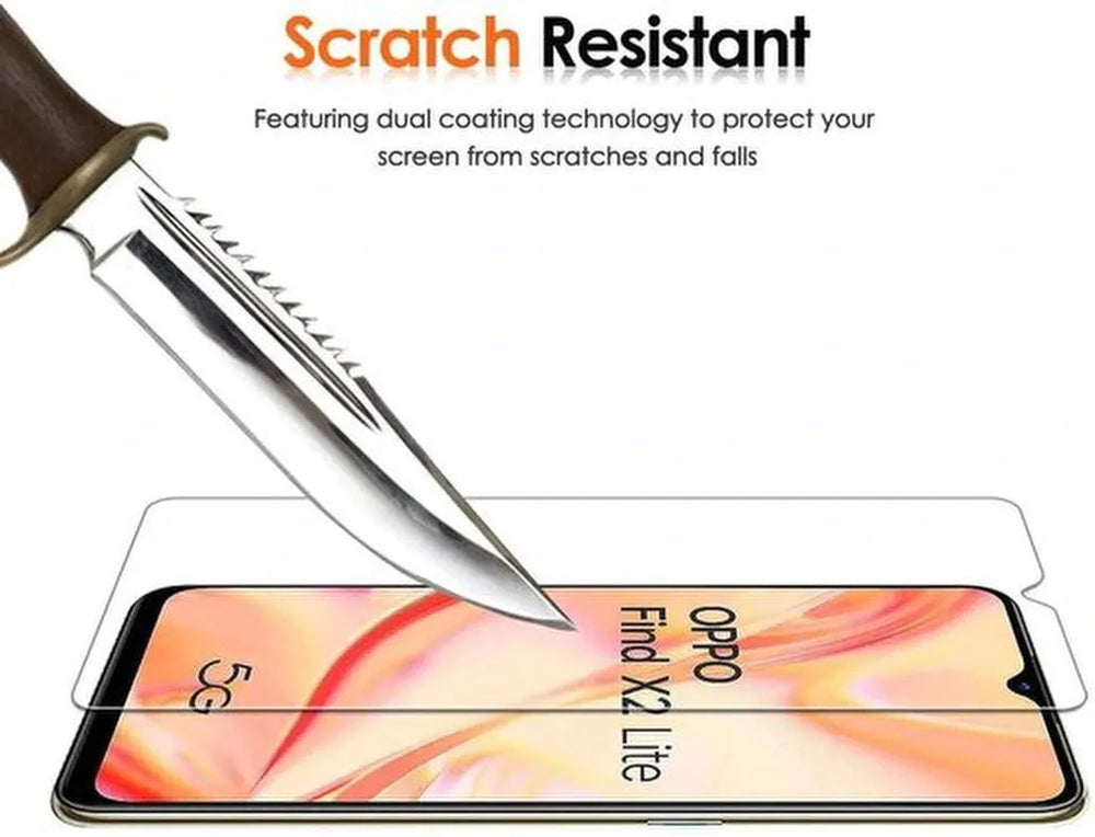 Oppo Find X2 Lite Screenprotector Gehard 9H – Anti-kras – 2-Pack-Ilumina Benelux