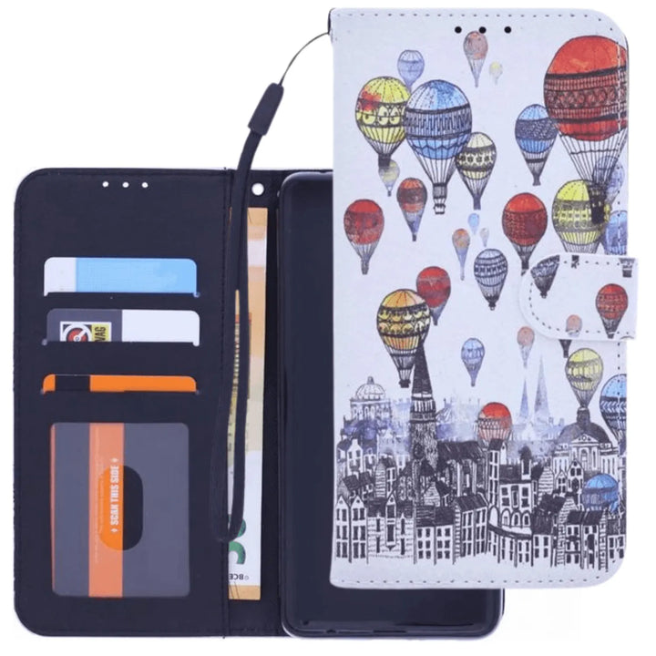 Nokia X10 / X20 Hoesjes – Bookcase – Magneetsluiting – Print Air Balloon – Multicolor-Ilumina Benelux