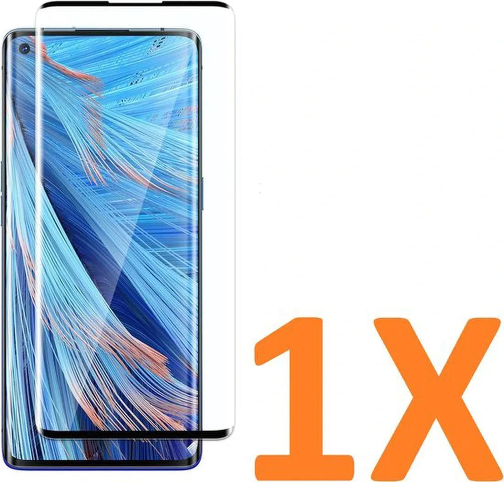 Oppo Find X2 Screenprotector Full Cover Screenprotector Gehard 9H – 1-Pack-Ilumina Benelux
