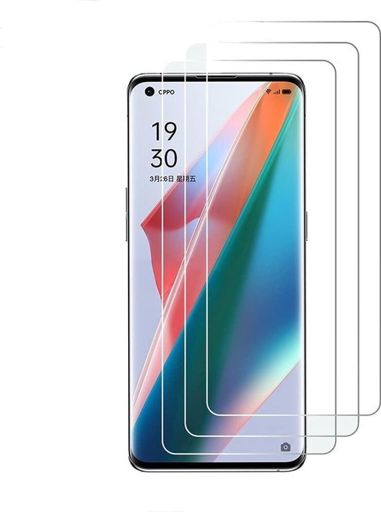 Oppo Find X3 Neo Screenprotector Gehard 9H – Anti-kras – 3-Pack-Ilumina Benelux