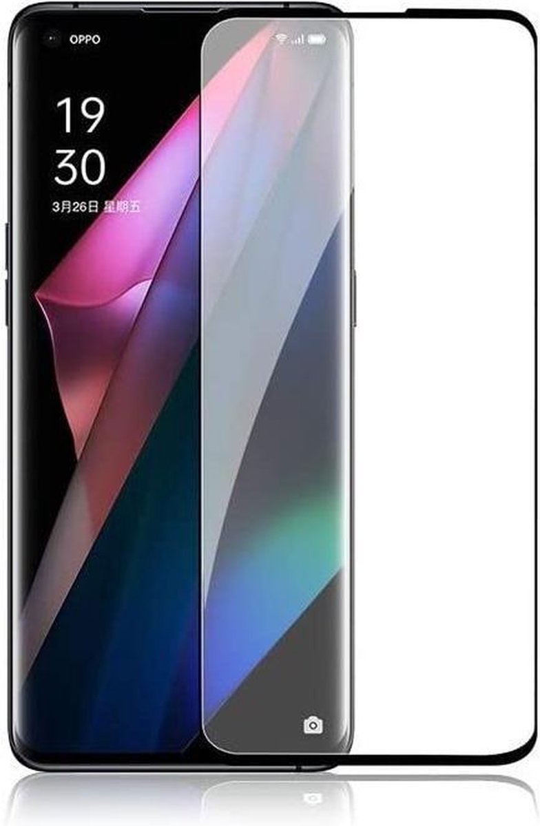 Oppo Find X3 Pro Screenprotector Full Cover Screenprotector Gehard 9H – 2-Pack-Ilumina Benelux