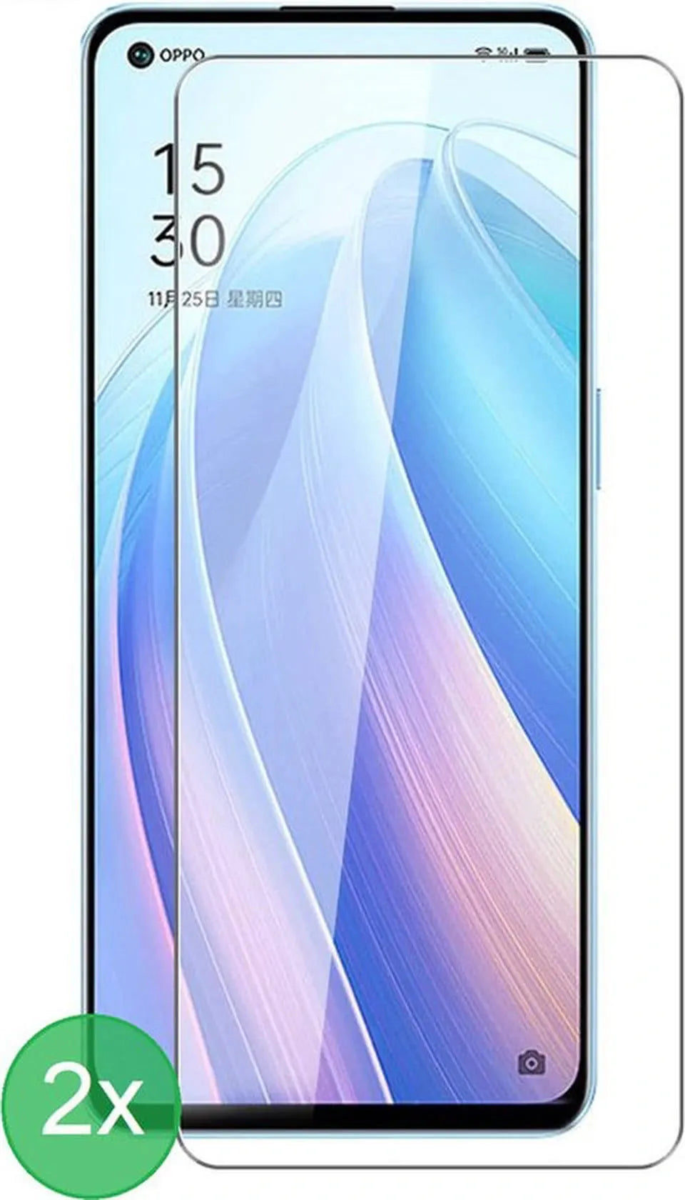 Oppo Find X5 Lite Screenprotector Gehard 9H – Anti-kras – 2-Pack-Ilumina Benelux