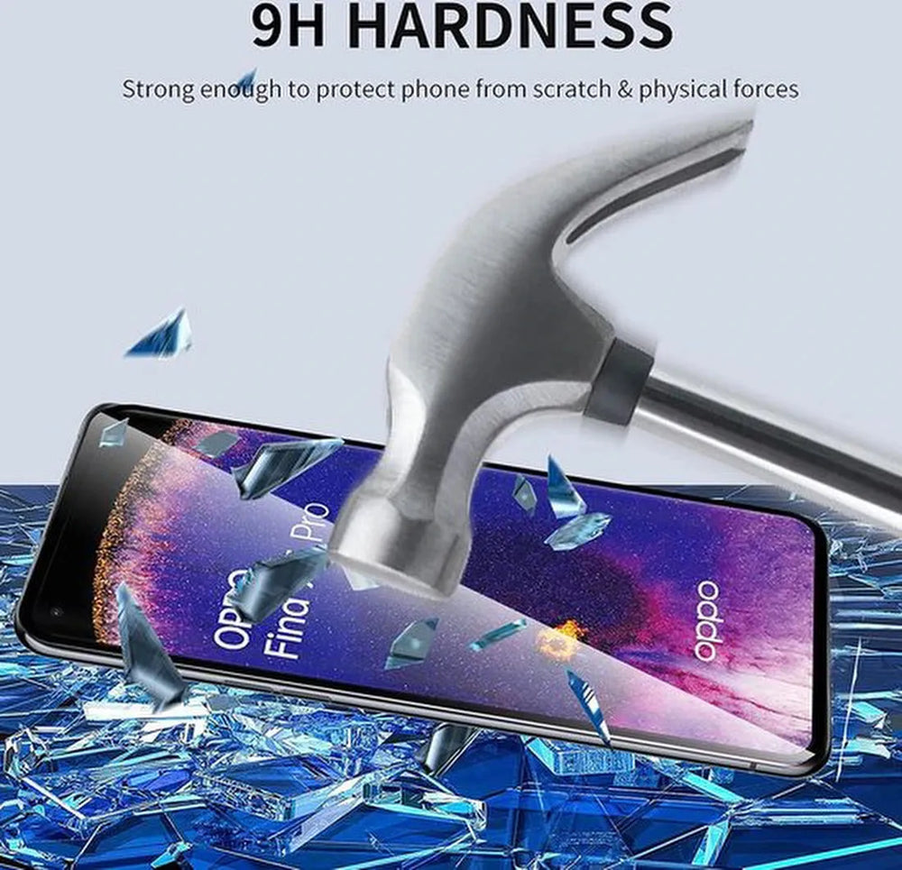 Oppo Find X5 Pro Screenprotector Full Cover Screenprotector Gehard 9H – 2-Pack-Ilumina Benelux