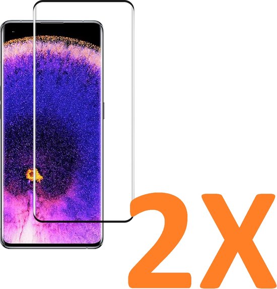 Oppo Find X5 Pro Screenprotector Full Cover Screenprotector Gehard 9H – 2-Pack-Ilumina Benelux