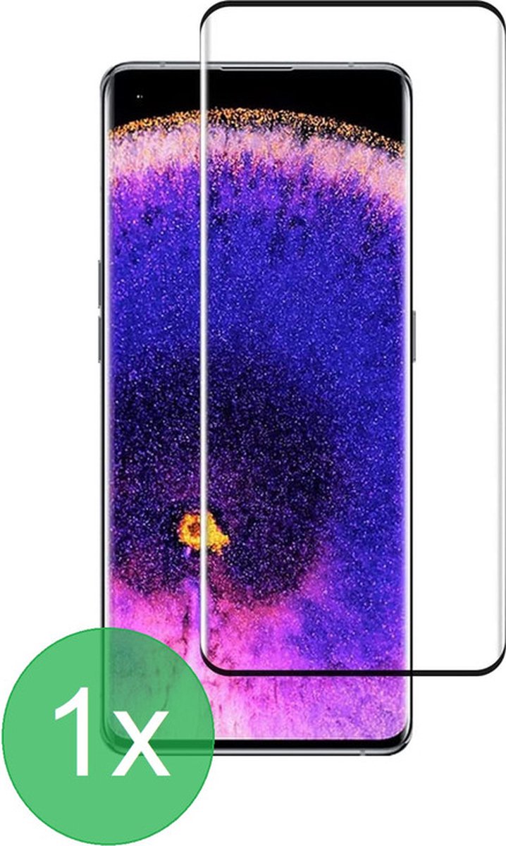 Oppo Find X5 Pro Screenprotector Full Cover Screenprotector Gehard 9H – Anti-kras – Tempered Glas – 1-Pack-Ilumina Benelux