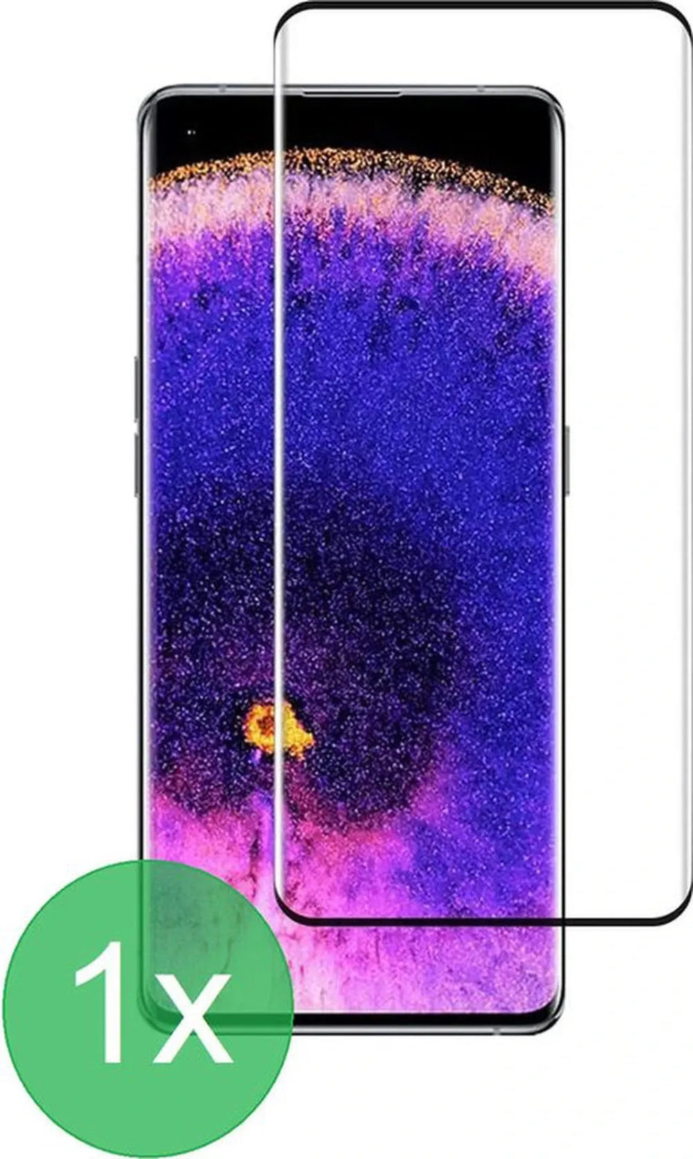Oppo Find X5 Screenprotector Gehard 9H Screenprotector Full Cover – 1-Pack-Ilumina Benelux