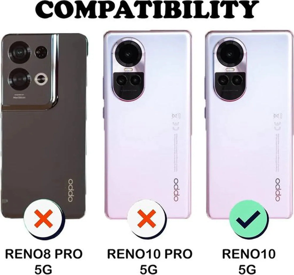 Oppo Reno 10 5G Screenprotector Gehard 9H – Anti-kras – Tempered Glas – 1-Pack-Ilumina Benelux