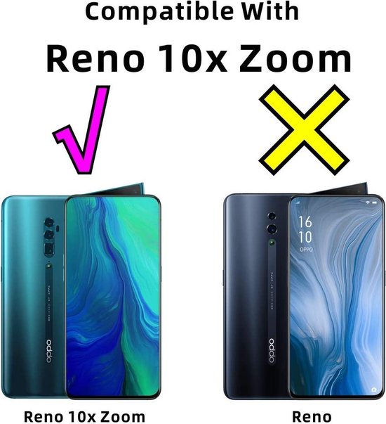 Oppo Reno 10x Zoom Screenprotector Gehard 9H – Anti-kras – 10-Pack-Ilumina Benelux
