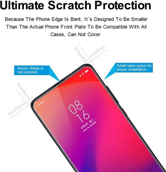 Oppo Reno 10x Zoom Screenprotector Gehard 9H – Anti-kras – 10-Pack-Ilumina Benelux