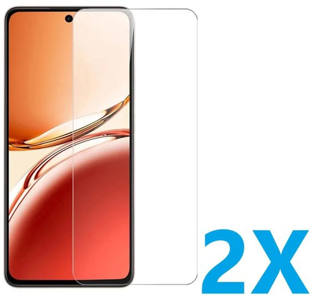 Oppo Reno 12 Screenprotector Gehard 9H – Anti-kras – 2-Pack-Ilumina Benelux