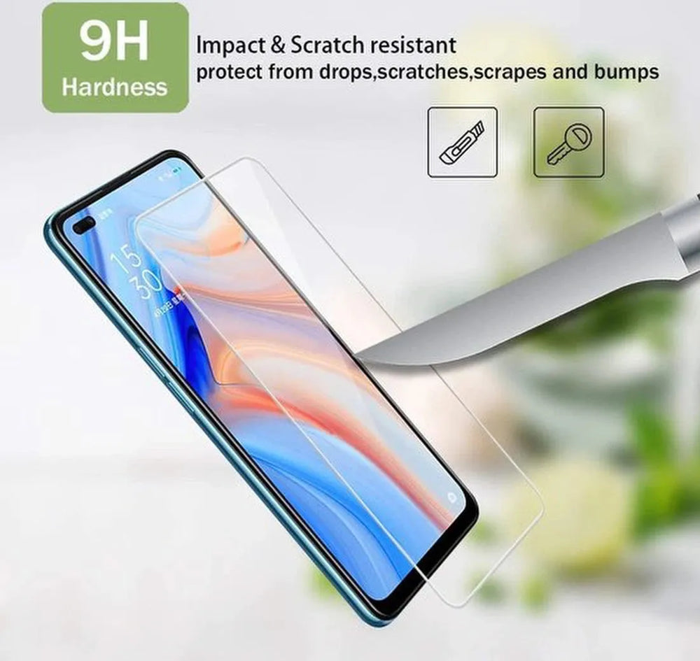 Oppo Reno 4 Screenprotector Gehard 9H – Anti-Kras – 3-Pack-Ilumina Benelux