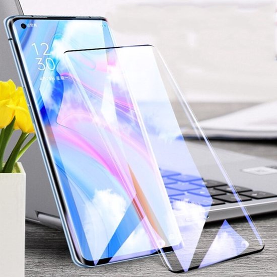 Oppo Reno 5 Pro Screenprotector Full Cover Screenprotector Gehard 9H – 1-Pack-Ilumina Benelux