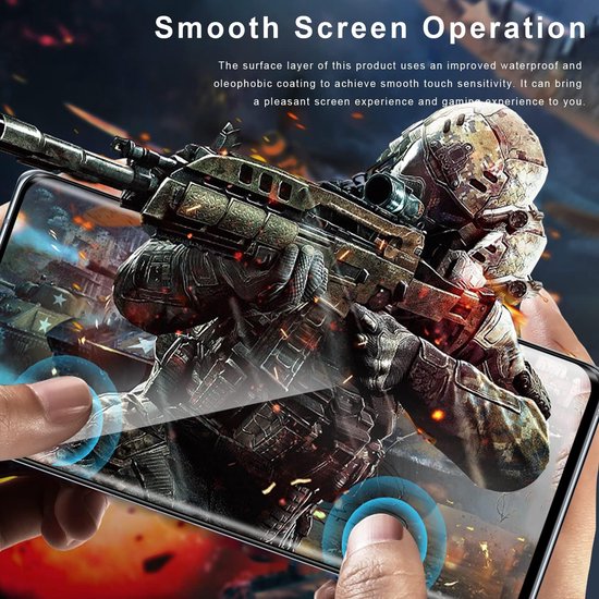 Oppo Reno 6 Pro Screenprotector Full Cover Screenprotector Gehard 9H – 3-Pack-Ilumina Benelux