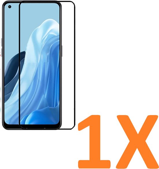Oppo Reno 8 Lite Screenprotector Full Cover – 9H Gehard Glas – Anti-kras – Tempered Glas – 1-Pack-Ilumina Benelux