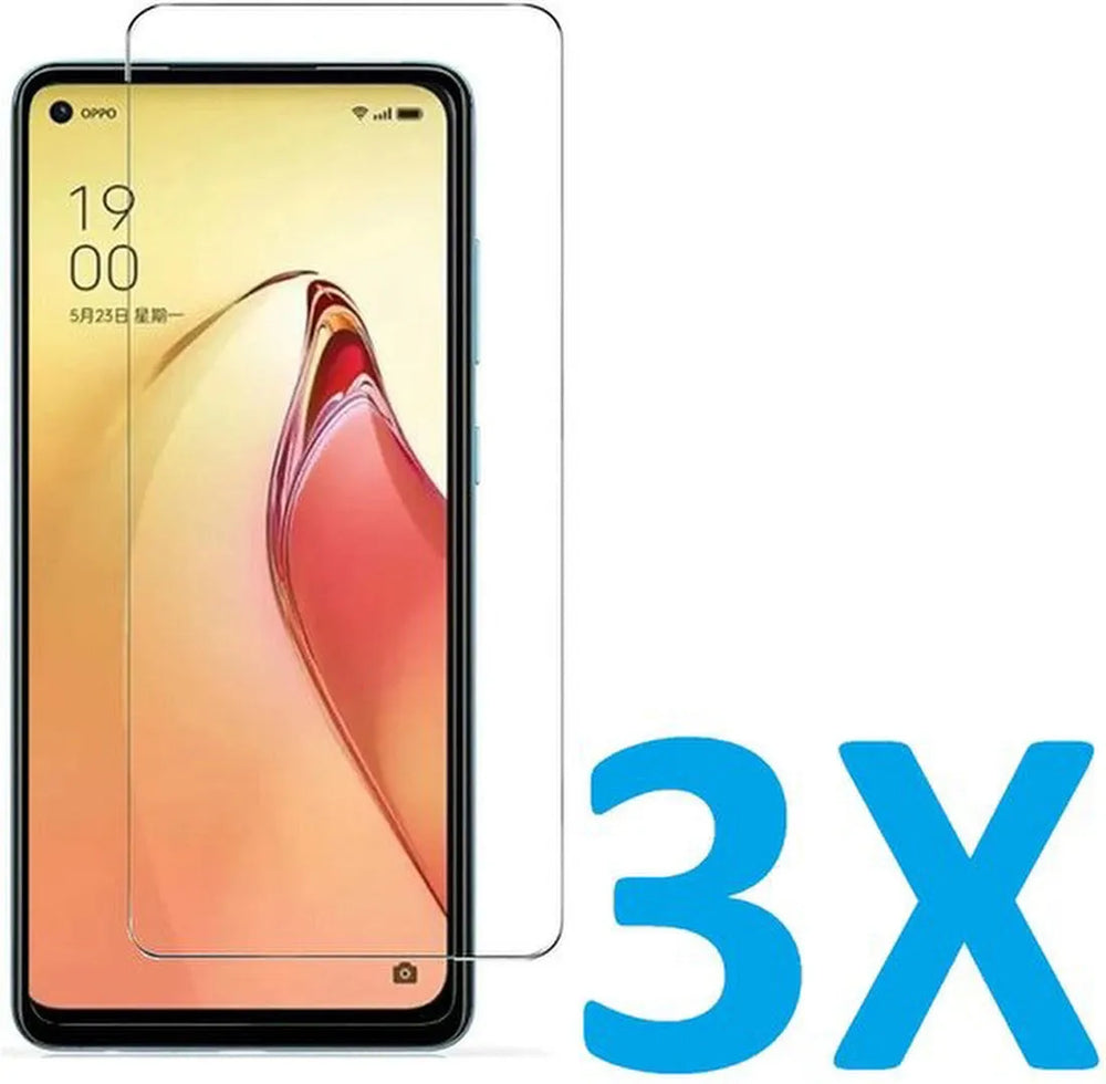 Oppo Reno 8T – 9H Gehard Glas – Anti-kras – 3-Pack-Ilumina Benelux