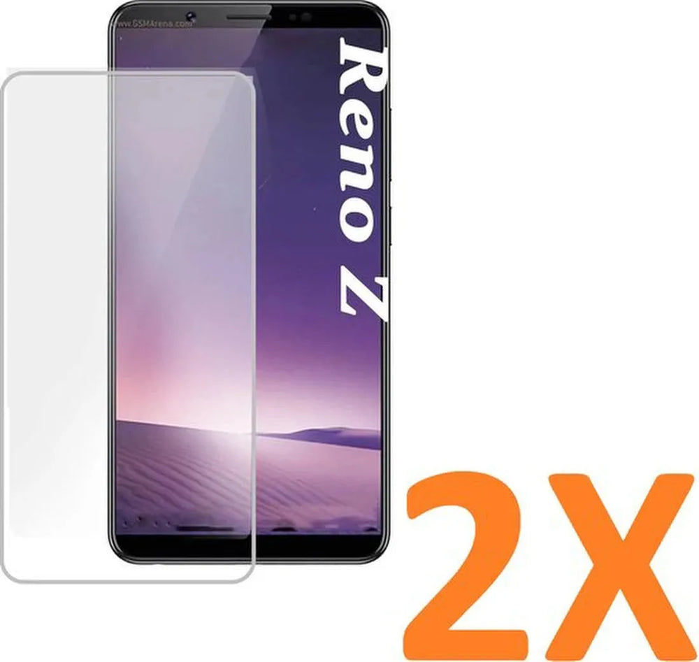 Oppo Reno Z Screenprotector Gehard 9H – Anti-kras – 2-Pack-Ilumina Benelux