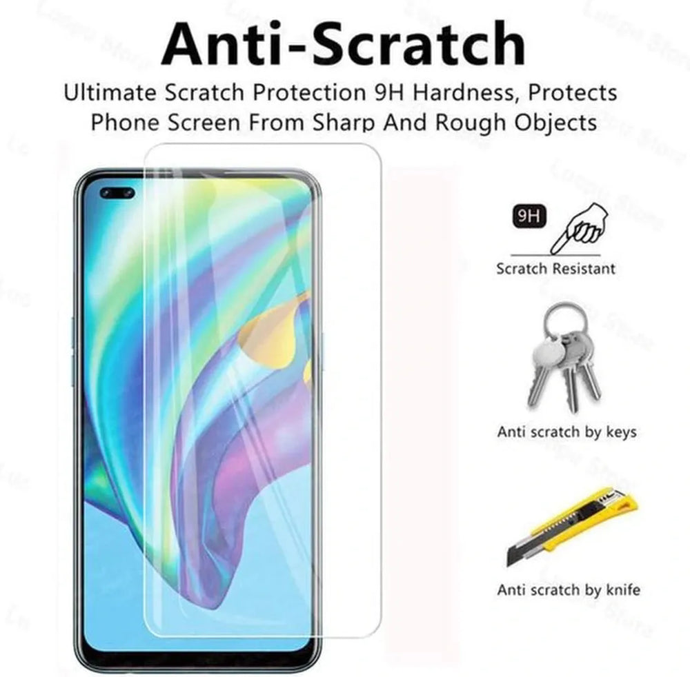 Oppo Reno4 SE / Lite Screenprotector Gehard 9H – Anti-kras – 4-Pack-Ilumina Benelux