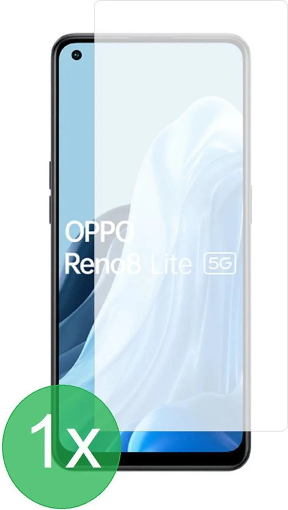 Oppo Reno8 Lite / Find X5 Lite Screenprotector Gehard 9H – Anti-kras – 1-Pack-Ilumina Benelux
