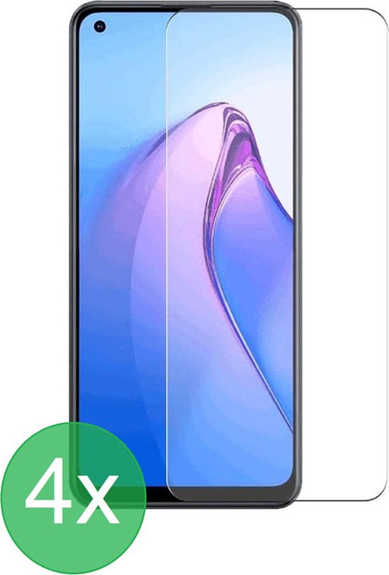 Oppo Reno8 Screenprotector Gehard 9H – Anti-kras – 4-Pack-Ilumina Benelux