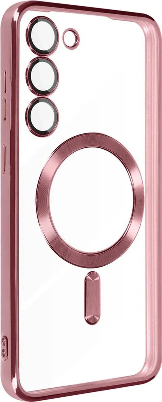 Samsung Galaxy S23 Hoesjes – MagSafe Backcover – Magnetisch – Roze-Ilumina Benelux