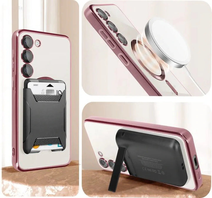 Samsung Galaxy S23 Hoesjes – MagSafe Backcover – Magnetisch – Roze-Ilumina Benelux
