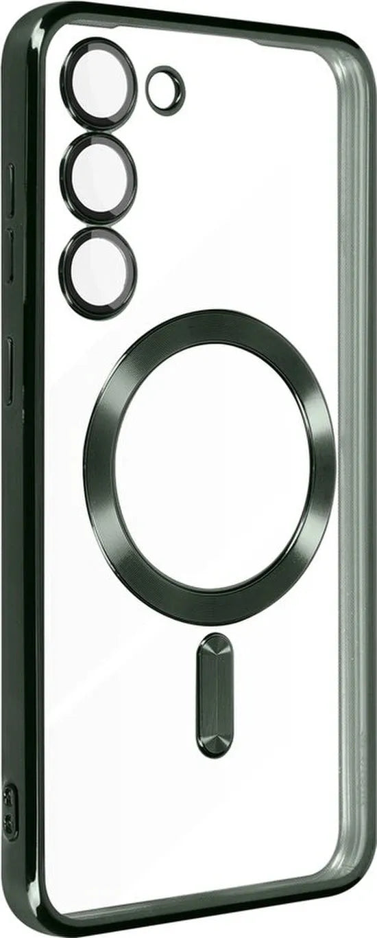 Samsung Galaxy S23 Hoesjes – MagSafe Backcover – Magnetisch – Groen-Ilumina Benelux