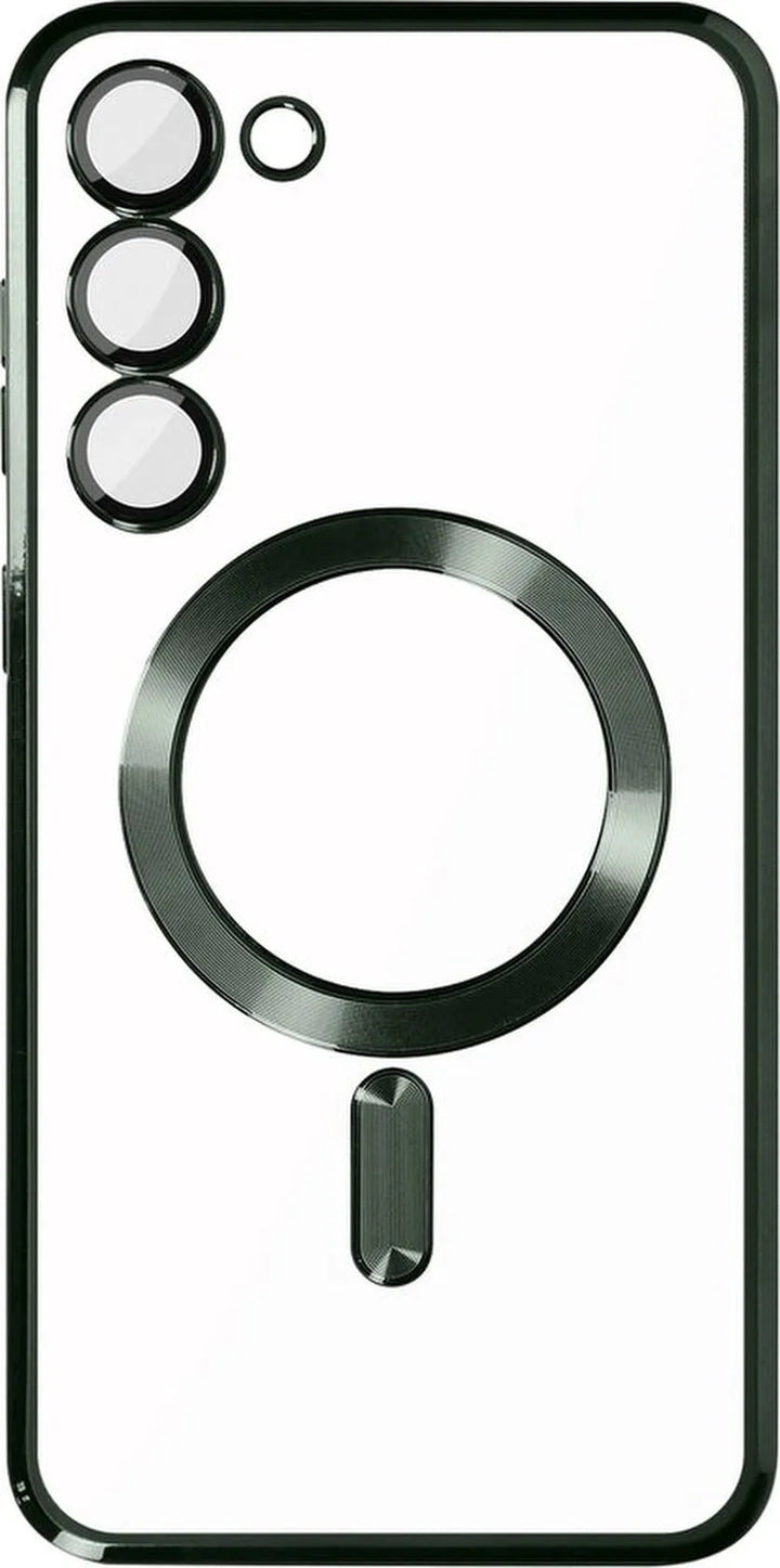 Samsung Galaxy S23 Hoesjes – MagSafe Backcover – Magnetisch – Groen-Ilumina Benelux