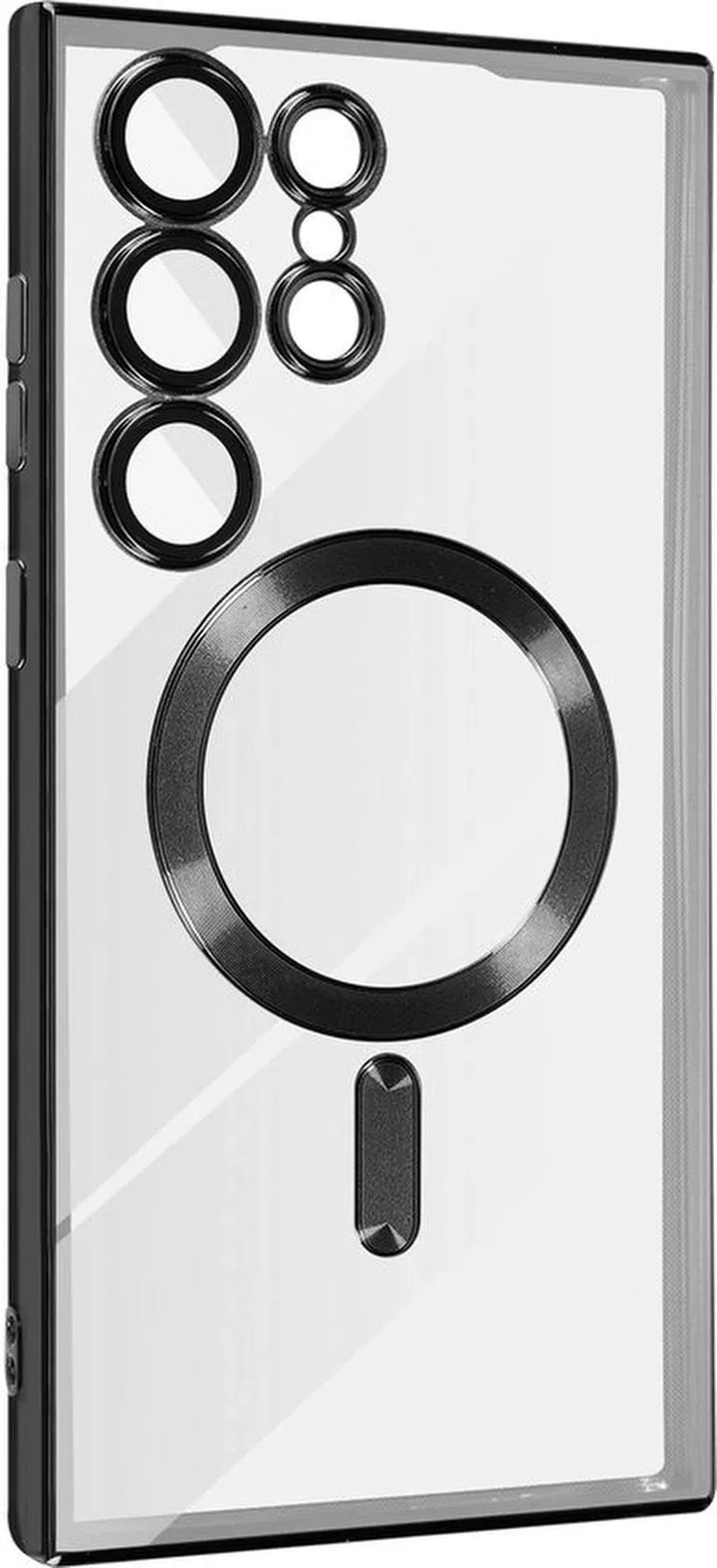 Samsung Galaxy S23 Ultra Hoesjes – MagSafe Backcover – Magnetisch – Schokbestendig – Zwart-Ilumina Benelux