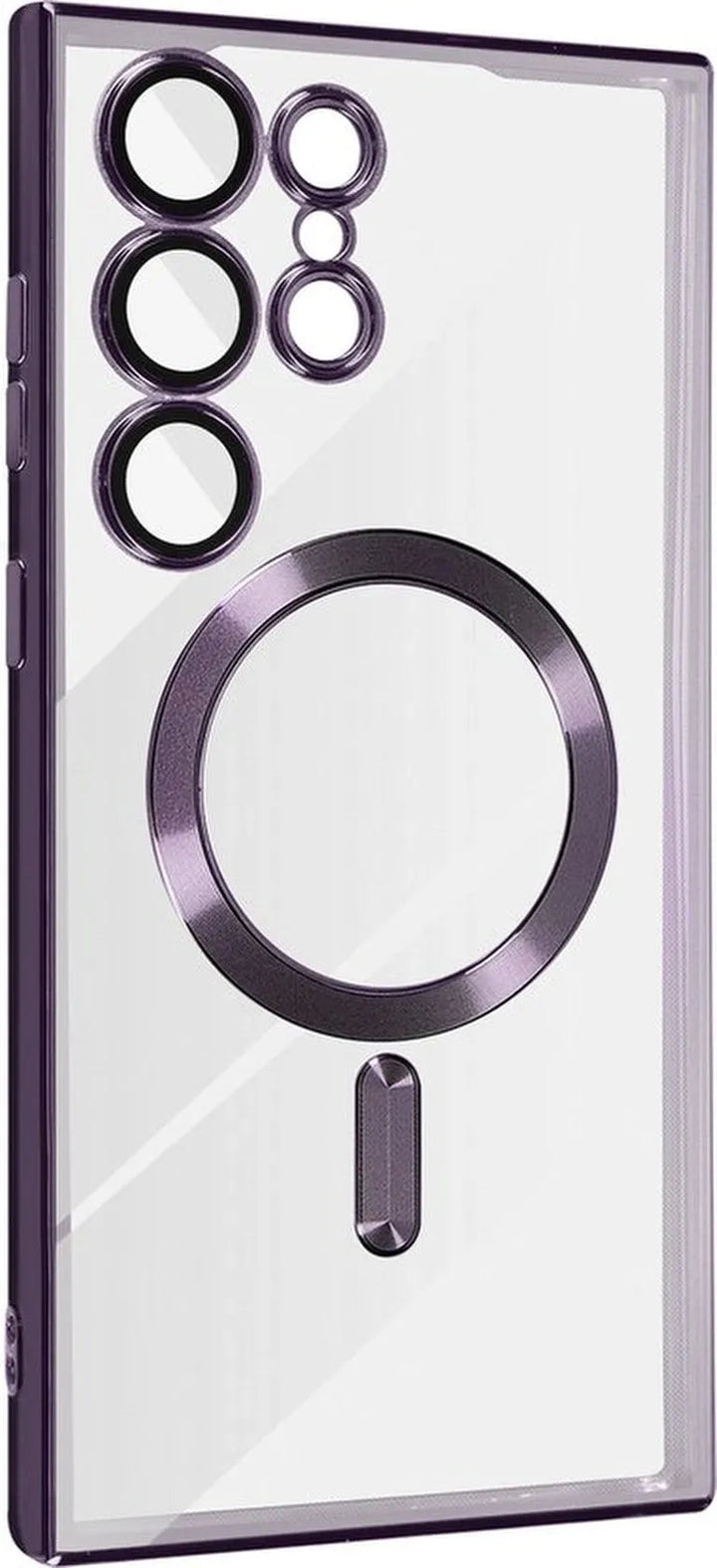 Samsung Galaxy S23 Ultra Hoesjes – MagSafe Backcover – Magnetisch – Paars-Ilumina Benelux