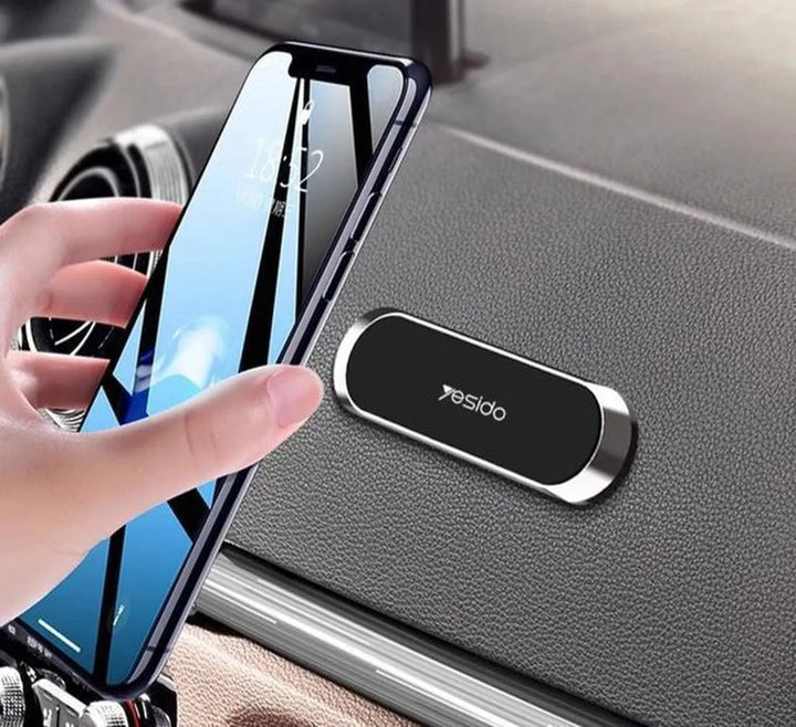 Telefoonhouder auto – Magnetische telefoonhouder – Met metalen plaatje – Dashboard & Ventilatierooster – Zwart-Ilumina Benelux