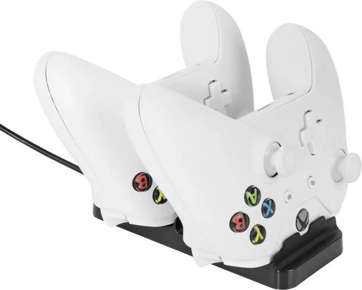 Controller Oplaadstation – Geschikt voor Xbox Series X/S – Inclusief 2 Oplaadbare Accu’s – Dobe – Zwart-Oplaadstation controllers-Ilumina Benelux