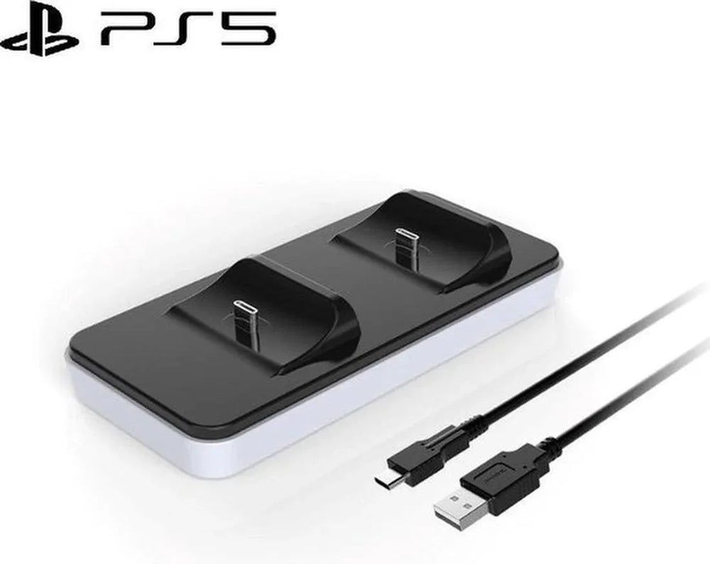 Oplaadstation – Geschikt voor PlayStation 5 PS5 – DualSense Charging Dock – Inclusief USB-C Kabel-Oplaadstation controllers-Ilumina Benelux