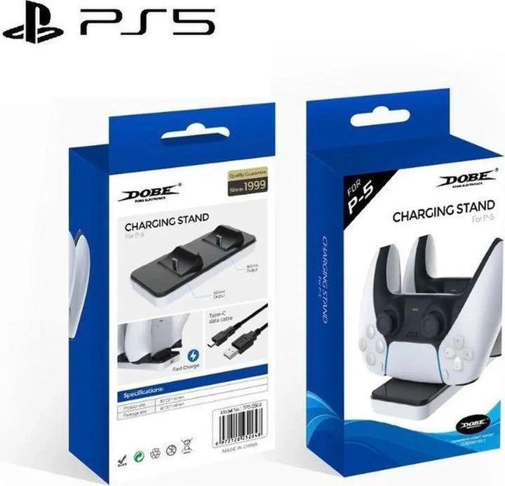 Oplaadstation – Geschikt voor PlayStation 5 PS5 – DualSense Charging Dock – Inclusief USB-C Kabel-Oplaadstation controllers-Ilumina Benelux